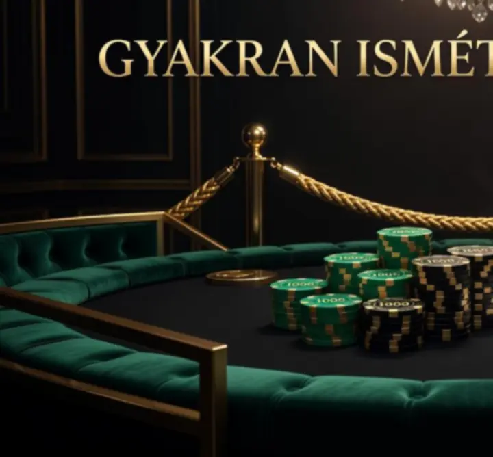 Elegáns kaszinó asztal LOTTOBESTNZ rendezvényen