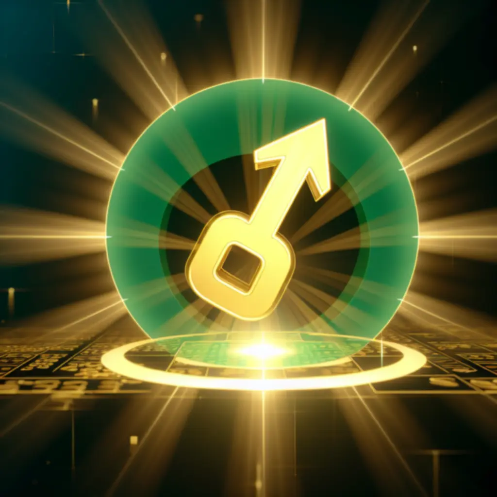 Golden glow visual highlighting a rising jackpot