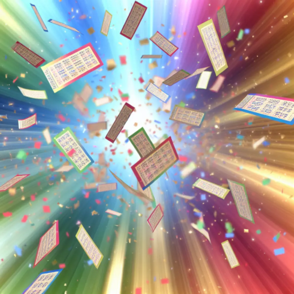 Colorful lottery tickets and celebratory confetti illustrating current promotions