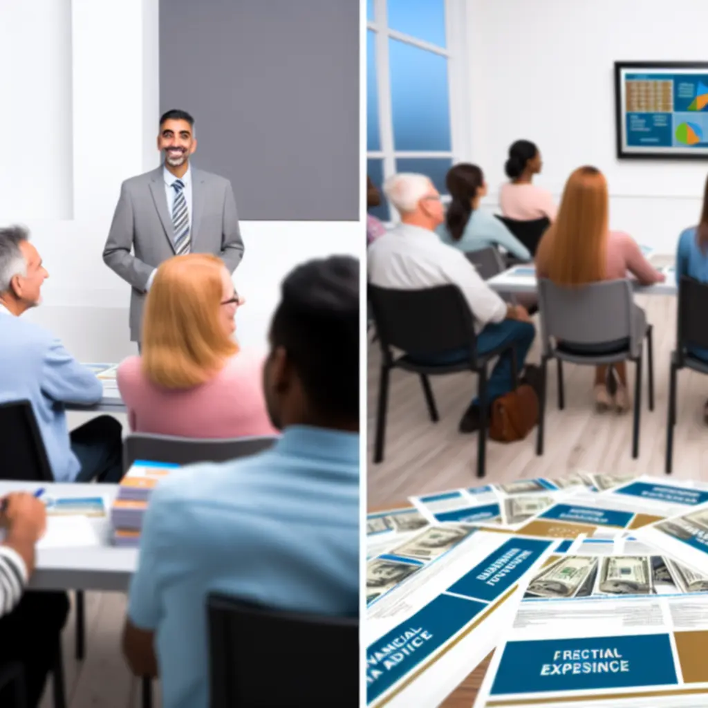 A winners information session with financial experts